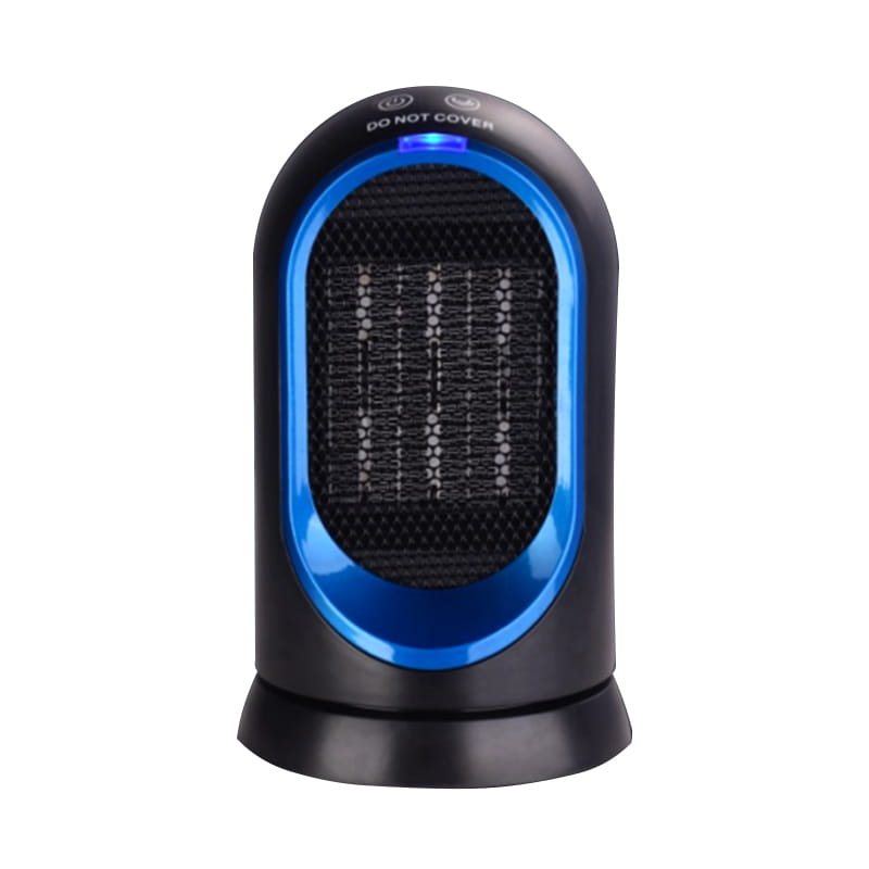 Mini 600W পোর্টেবল টেবিল ফ্যান হিটার দোলনা সহ