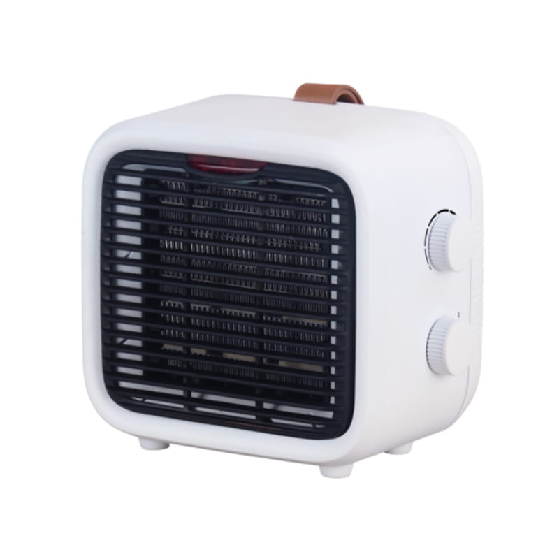 ব্যক্তিগত মিনি বৈদ্যুতিক সিরামিক হিটার 1500W ইনডোর, সাদা